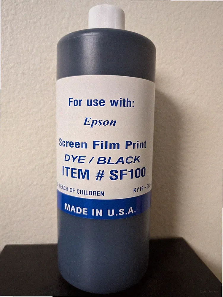 ( 1, 000 ML ) WATERPROOF PREMIUM BLACK DYE INK FOR SCREEN PRINTING INKJET FILM
