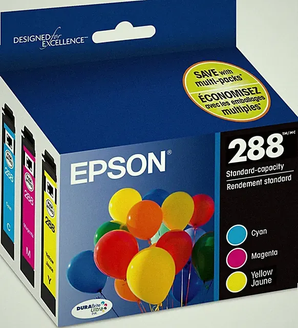 288 Durabrite Ultra Ink Standard Capacity Color Combo Pack (T288520-S) Works...