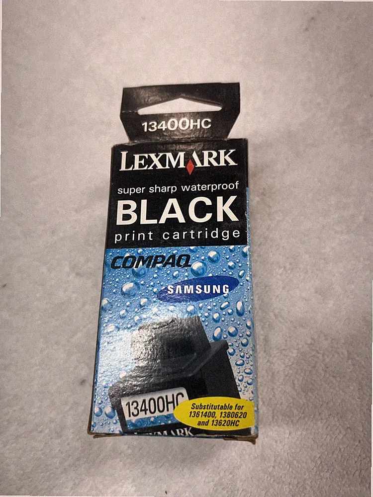 Lexmark 13400HC Original Ink Print Cartridge Waterproof Compaq Samsung