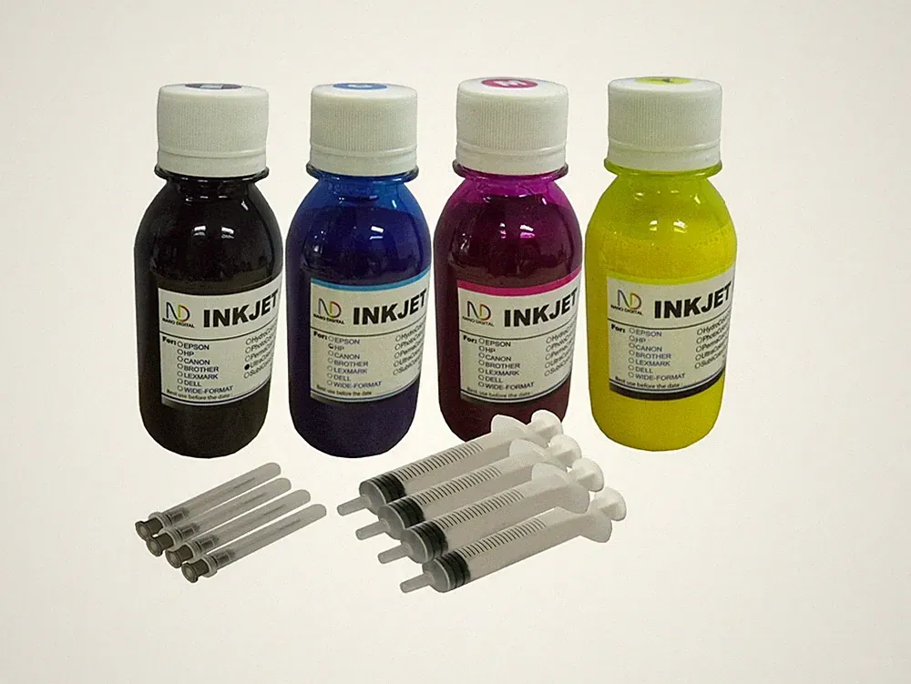 ND Non-Original 4x100ml waterproof refill ink for 220 WF-2630 WF-2650 WF-2660