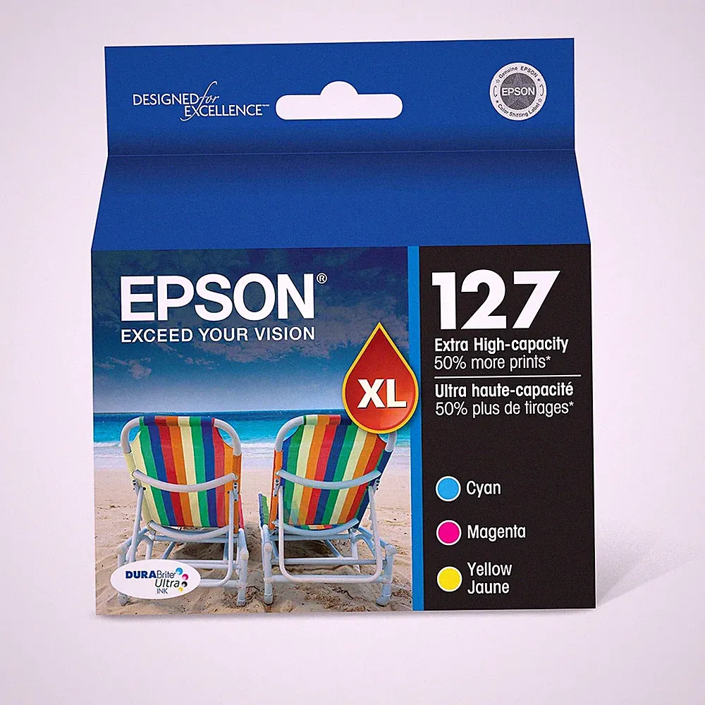 T127 Durabrite Ultra Ink Standard Capacity Color Combo Pack (T127520) for Select