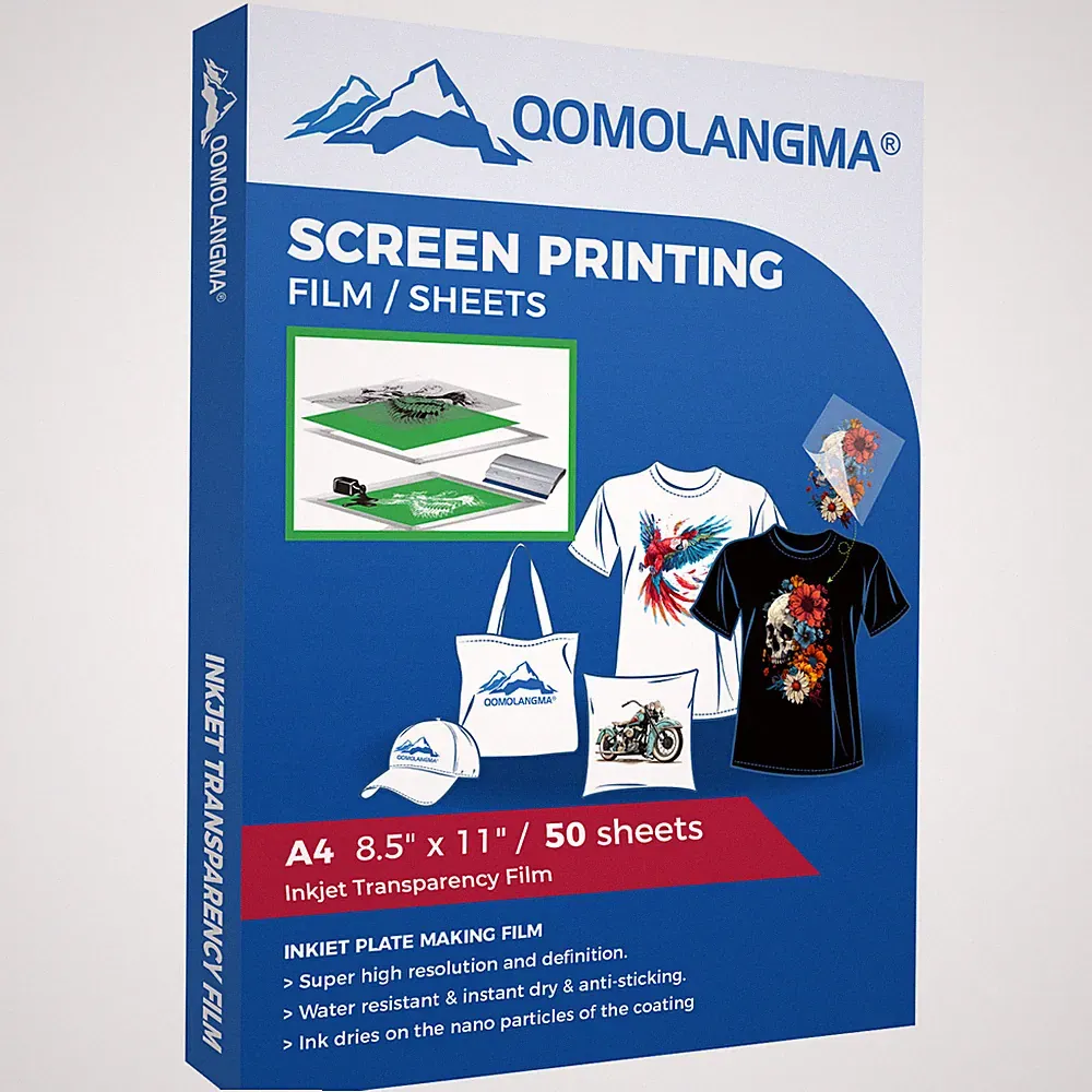 USA 50 Sheets / Pack 8.5" x 11" Waterproof Inkjet Milky Transparency Film
