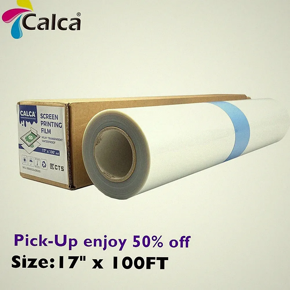 Wholesale Waterproof Inkjet Transparency Film for Silk Screen 17"x100FT - 1Roll